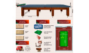 Бильярдный стол Спортклуб 12ф +