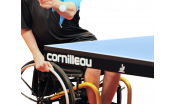 Теннисный стол складной профессиональный CORNILLEAU COMPETITION 740 W ITTF (серый)