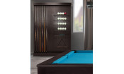 !Киевница SOHO ясень/мдф/шпон (Black_bristol,Manchester 45 Yellow green ш1,98м)