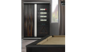 !Киевница SOHO ясень/мдф/шпон (Black_bristol,Manchester 45 Yellow green ш1,98м)