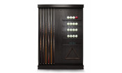 !Киевница SOHO ясень/мдф/шпон (Black_bristol,Manchester 45 Yellow green ш1,98м)