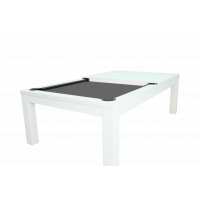 Бильярдный стол для пула Penelope 7 ф (белый) с плитой, со столешницей