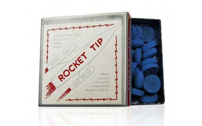 Коробка наклеек для кия «Rocket» 12.5 мм (50 шт)
