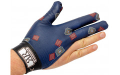 Перчатка для правой руки синяя с рисунком, Renzo Longoni, Renzline