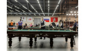 Стол / пирамида "Classic II" 12 ф массив ольхи, борта ясень (махагон)