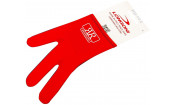 Перчатка для игры в бильярд из линейки аксессуаров Renzline итальянского бренда Longoni, красная