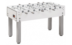 Игровой стол - футбол   "Garlando G-500 Pure White H2O" (143x76x88см)