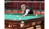 Стол / пирамида "Classic II" 12 ф массив ольхи, борта ясень (махагон)